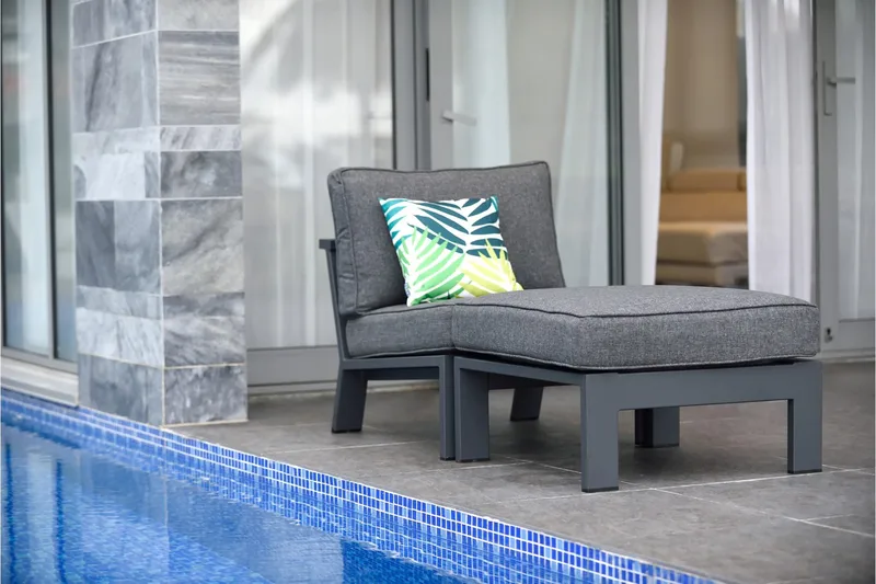 Palau Utefåtölj - Grå - Utemöbler - Utestolar & fåtöljer - Utefåtöljer & loungefåtöljer