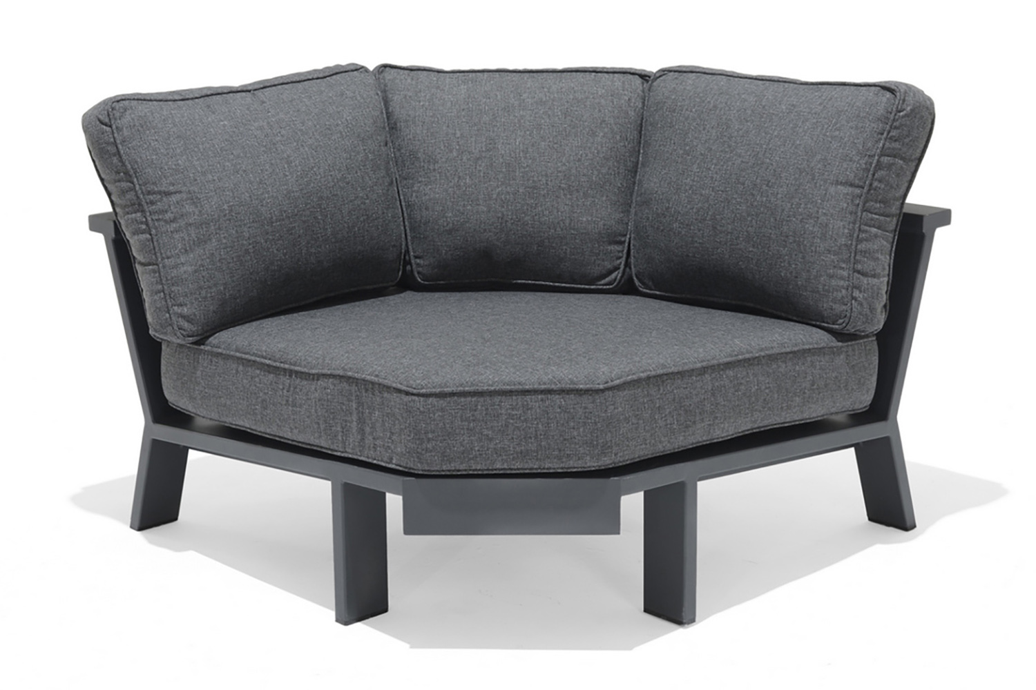 palau utefåtölj grå/teak -