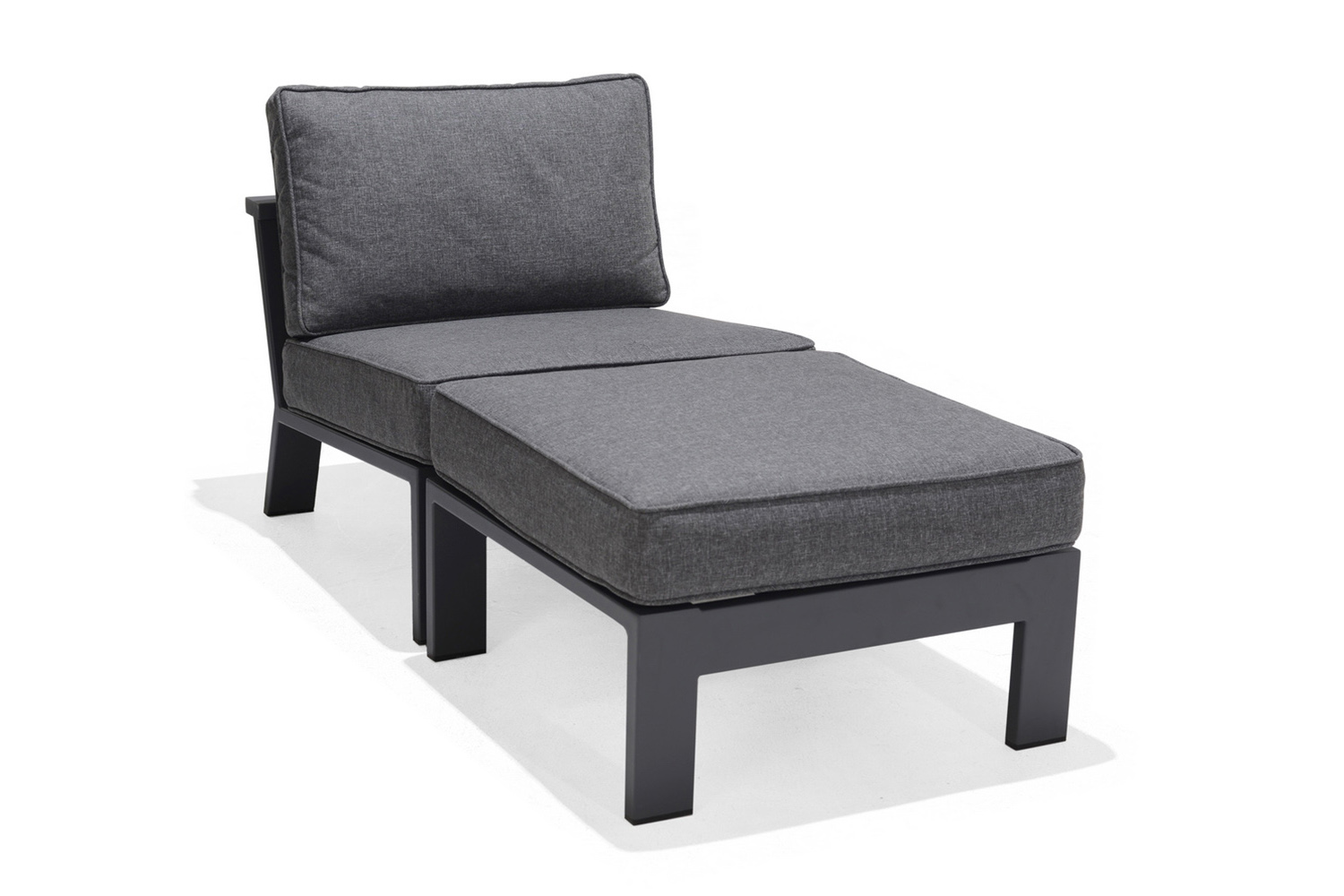 palau utefåtölj grå/teak -