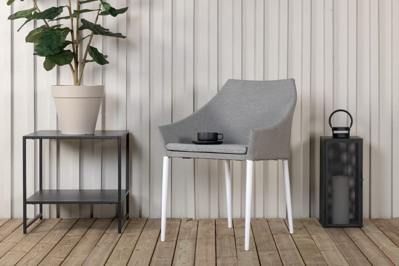 Spoga Utefåtölj - Vit/Ljusgrå - Utemöbler - Utestolar & fåtöljer - Utefåtöljer & loungefåtöljer