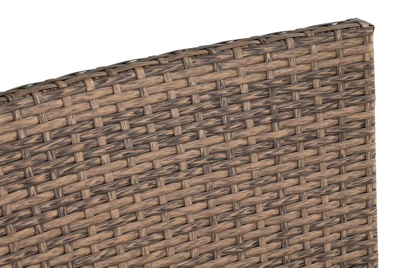 Thor Lyx Utefåtölj med Armledare - Loungefåtölj för Utemöbler i Konstrotting - Brun - Utemöbler - Utestolar & fåtöljer - Utefåtöljer & loungefåtöljer