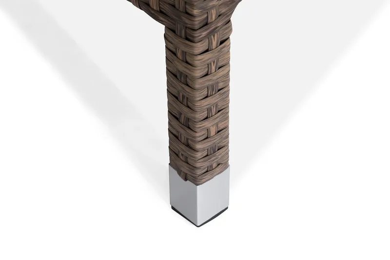 Thor Lyx Utefåtölj med Armledare - Loungefåtölj för Utemöbler i Konstrotting - Brun - Utemöbler - Utestolar & fåtöljer - Utefåtöljer & loungefåtöljer