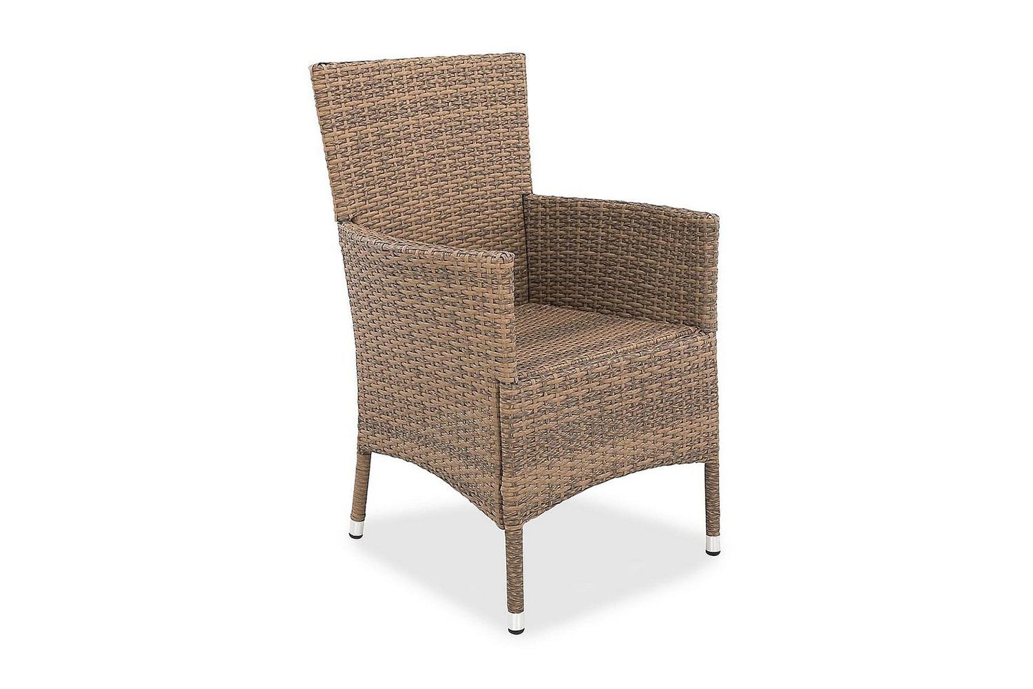 thor utefåtölj – loungefåtölj utemöbler i konstrotting - brun