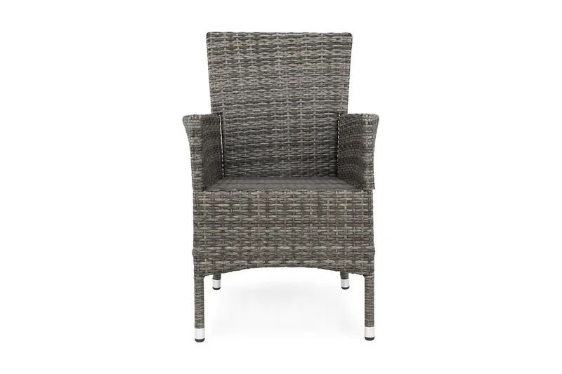 Thor Utefåtölj – Loungefåtölj Utemöbler i Konstrotting - Svart / Grå - Utemöbler - Utestolar & fåtöljer - Utefåtöljer & loungefåtöljer