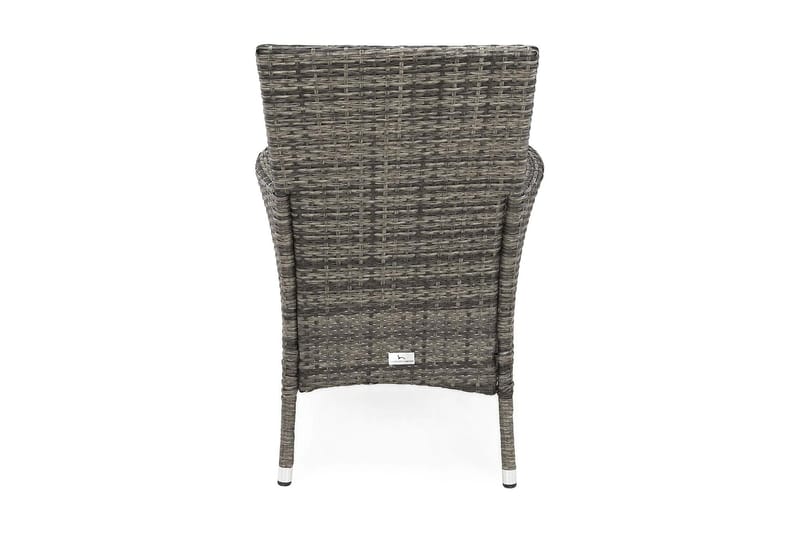 Thor Utefåtölj – Loungefåtölj Utemöbler i Konstrotting - Svart / Grå - Utemöbler - Utestolar & fåtöljer - Utefåtöljer & loungefåtöljer