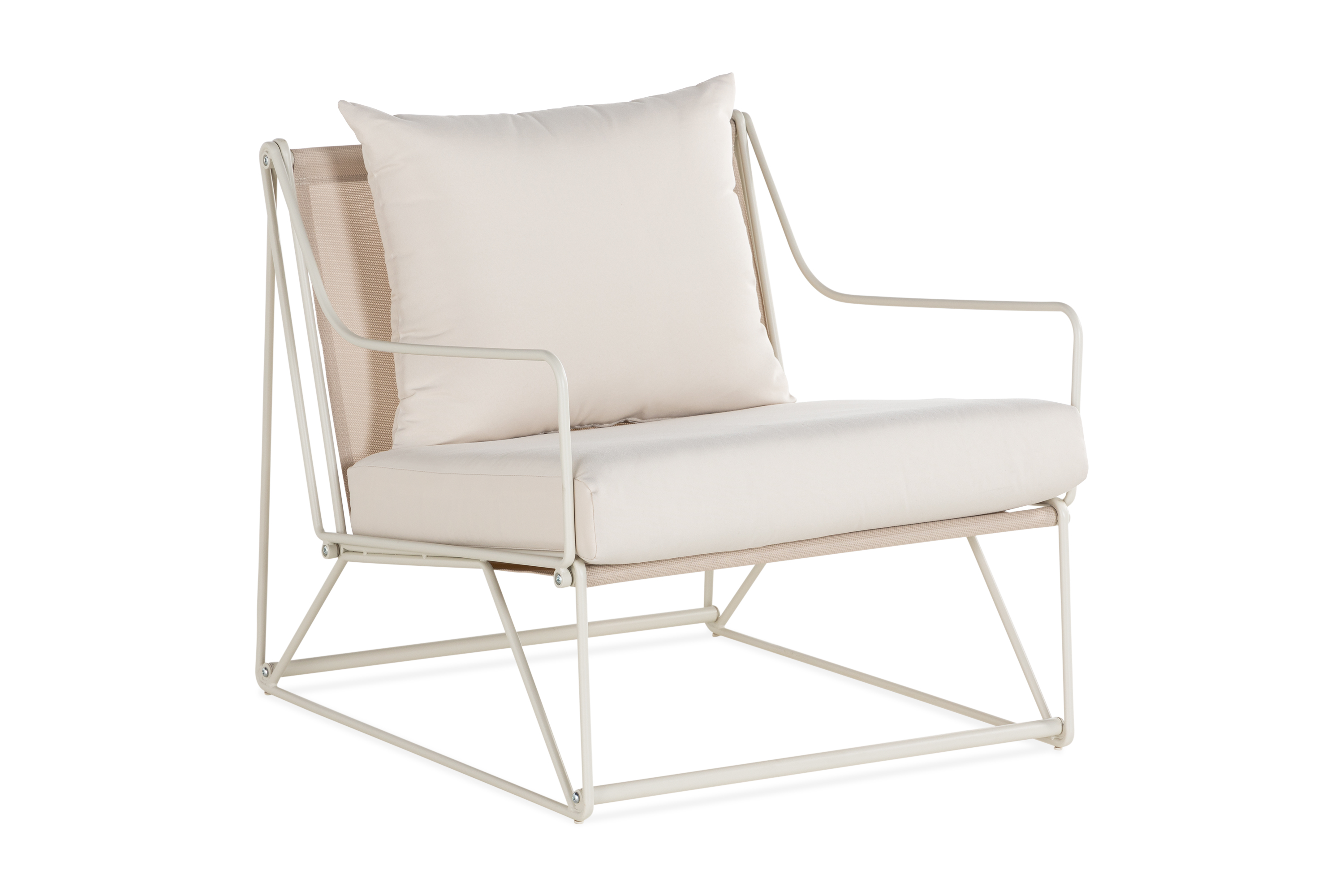 usteryd utefåtölj beige - venture home