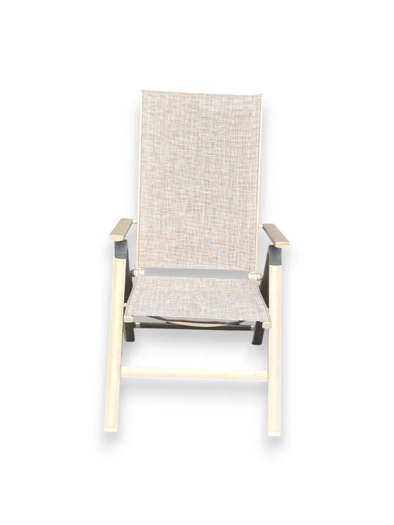 Utefåtölj Palermo 3-pos fällbar - korallsand - Utemöbler - Utestolar & fåtöljer - Positionsstol