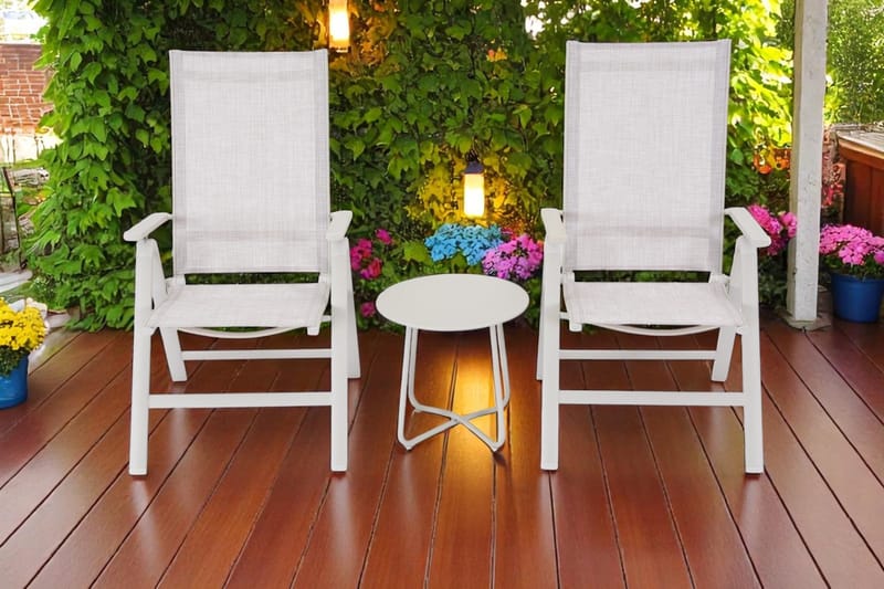 Utefåtölj Palermo 3-pos fällbar - korallsand - Utemöbler - Utestolar & fåtöljer - Positionsstol