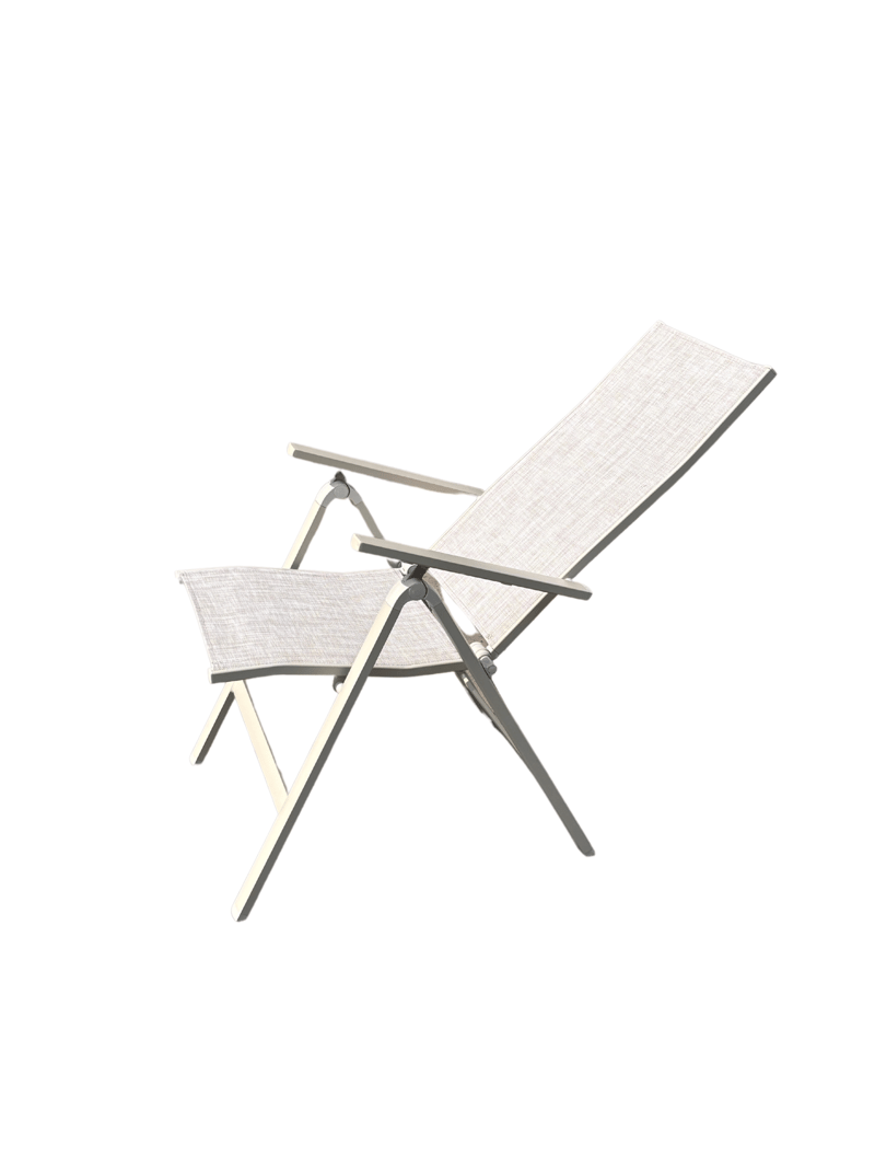 Utefåtölj Palermo 3-pos fällbar - korallsand - Utemöbler - Utestolar & fåtöljer - Positionsstol