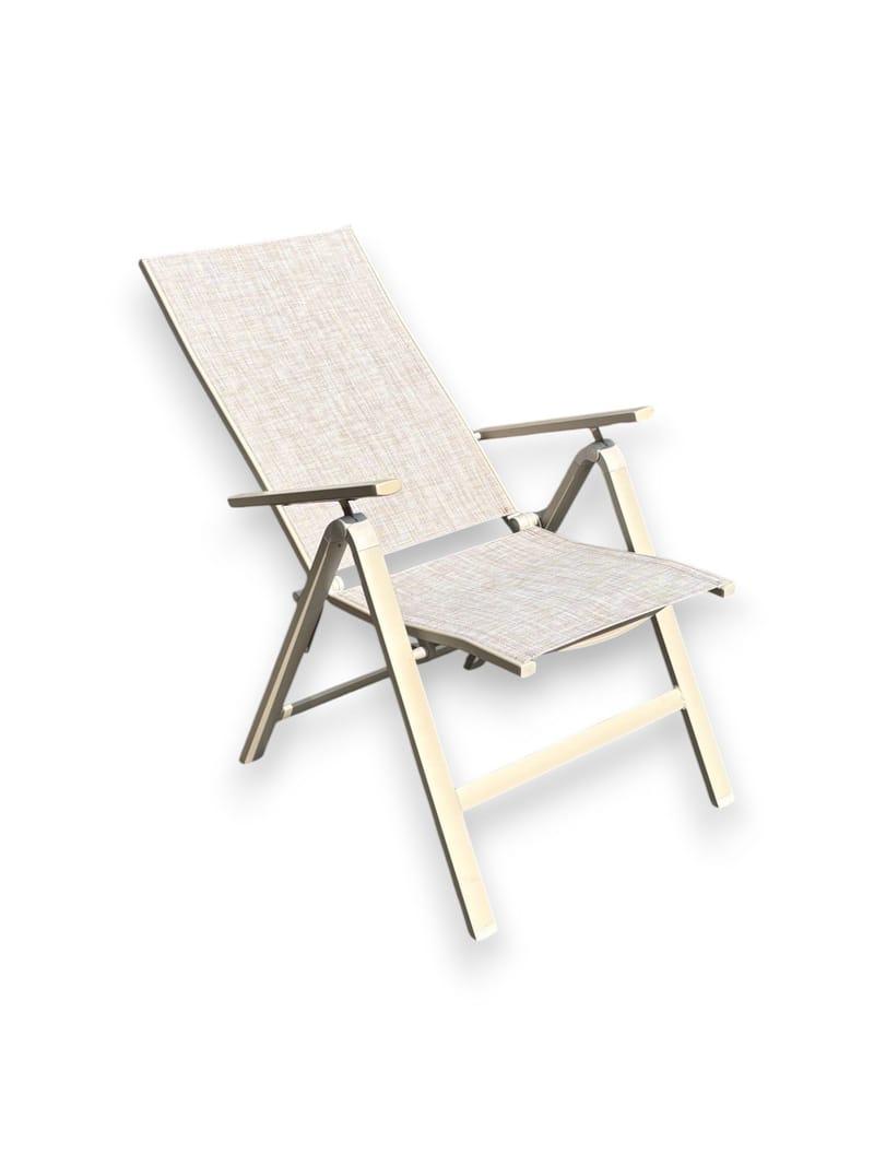 Utefåtölj Palermo 3-pos fällbar - korallsand - Utemöbler - Utestolar & fåtöljer - Positionsstol