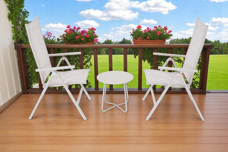 Utefåtölj Palermo 3-pos fällbar - korallsand - Utemöbler - Utestolar & fåtöljer - Positionsstol