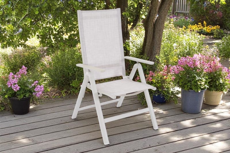 Utefåtölj Palermo 3-pos fällbar - korallsand - Utemöbler - Utestolar & fåtöljer - Positionsstol