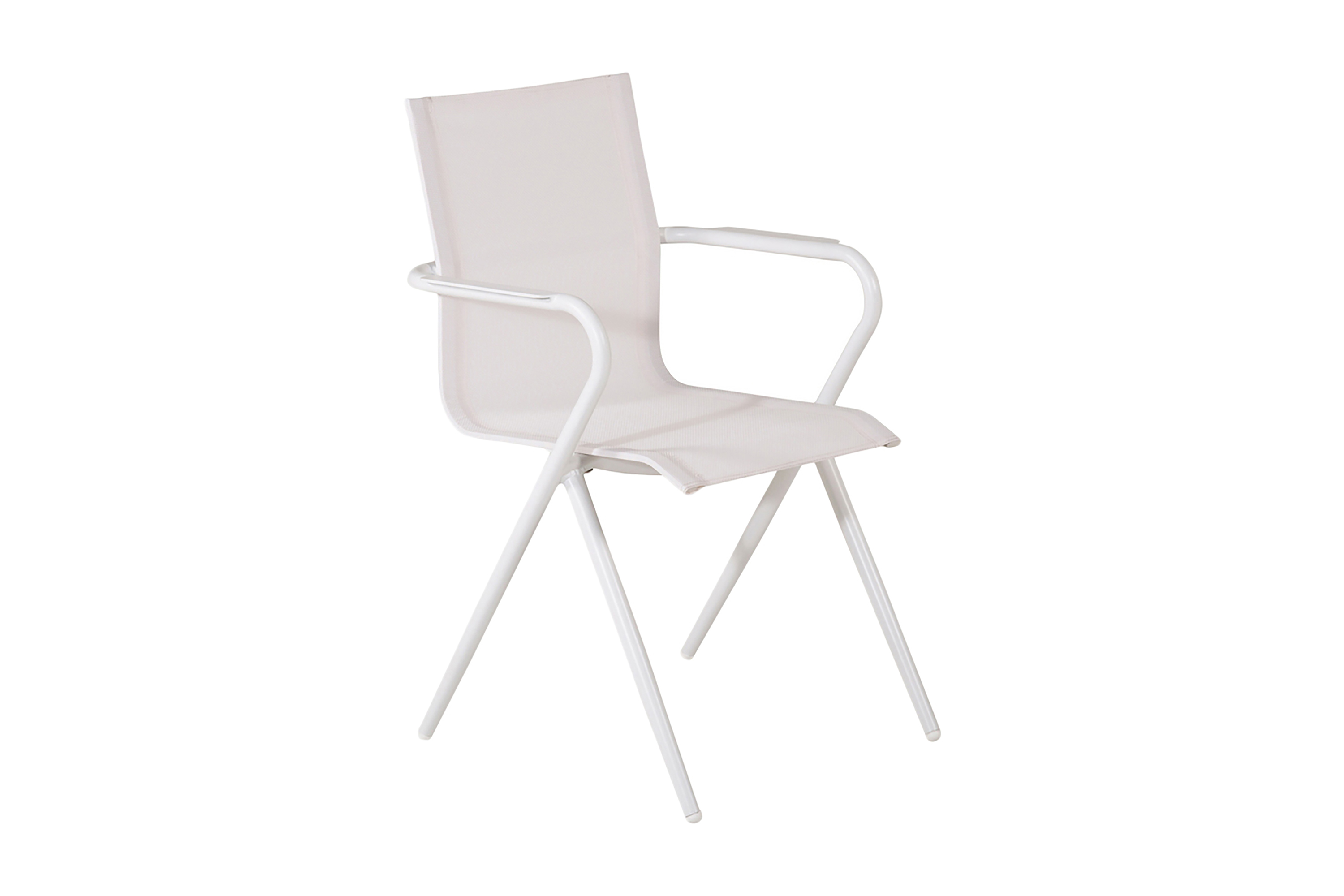 alina matstol utomhus - vit