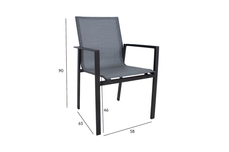 Amalfi Utestol Grå - Utemöbler - Utestolar & fåtöljer - Matstolar ute