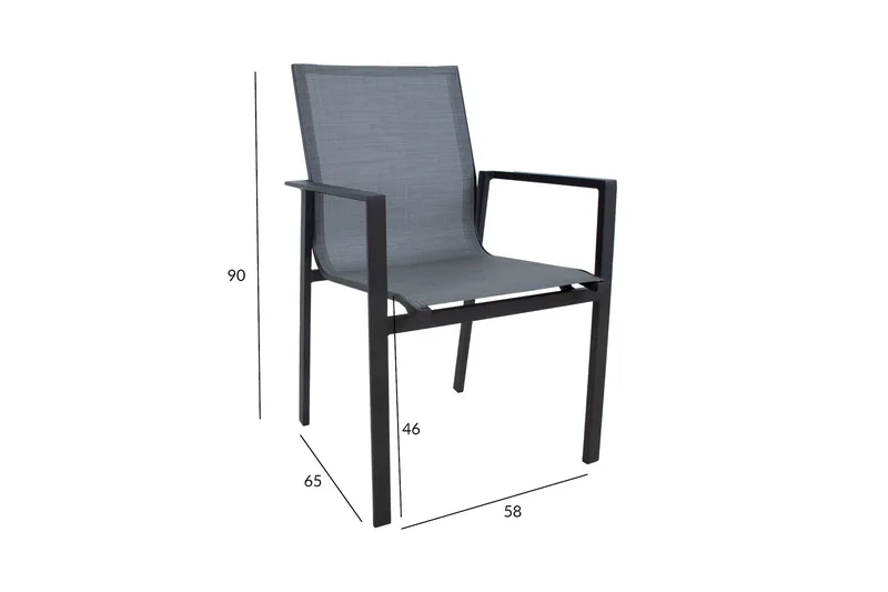 Amalfi Utestol Grå - Utemöbler - Utestolar & fåtöljer - Matstolar ute