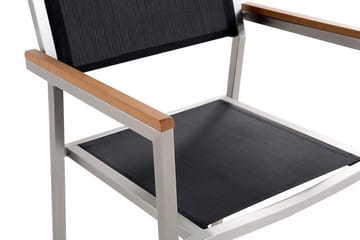 Bacoli Utestol 6-pack - Svart - Utemöbler - Utestolar & fåtöljer - Matstolar ute