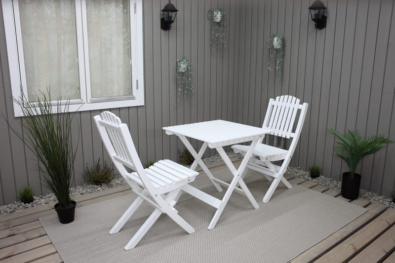 Delpino Klappstol Utomhus - Vit - Utemöbler - Utestolar & fåtöljer - Matstolar ute