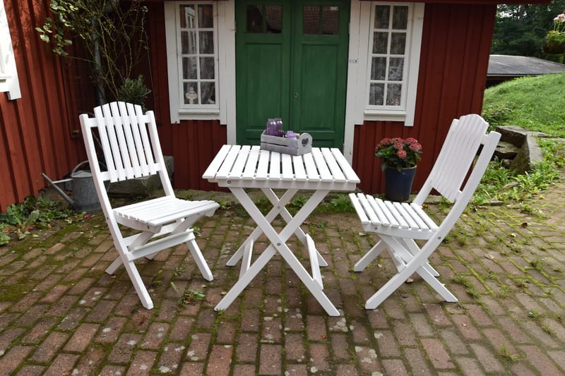 Delpino Klappstol Utomhus - Vit - Utemöbler - Utestolar & fåtöljer - Matstolar ute