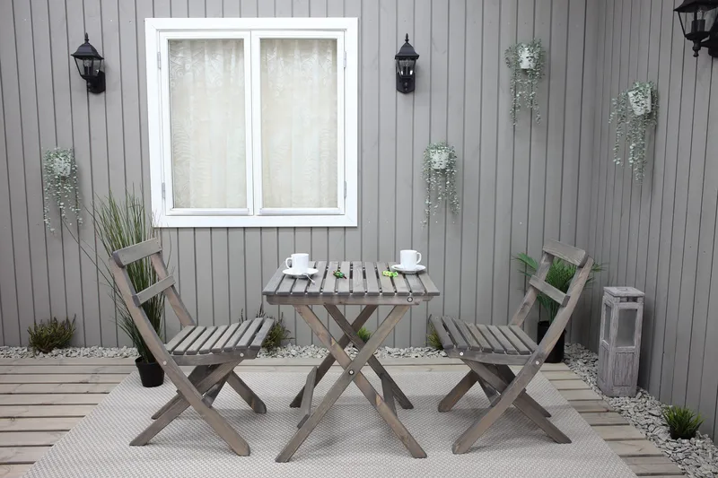 Larios Matstol Utomhus - Grå - Utemöbler - Utestolar & fåtöljer - Matstolar ute