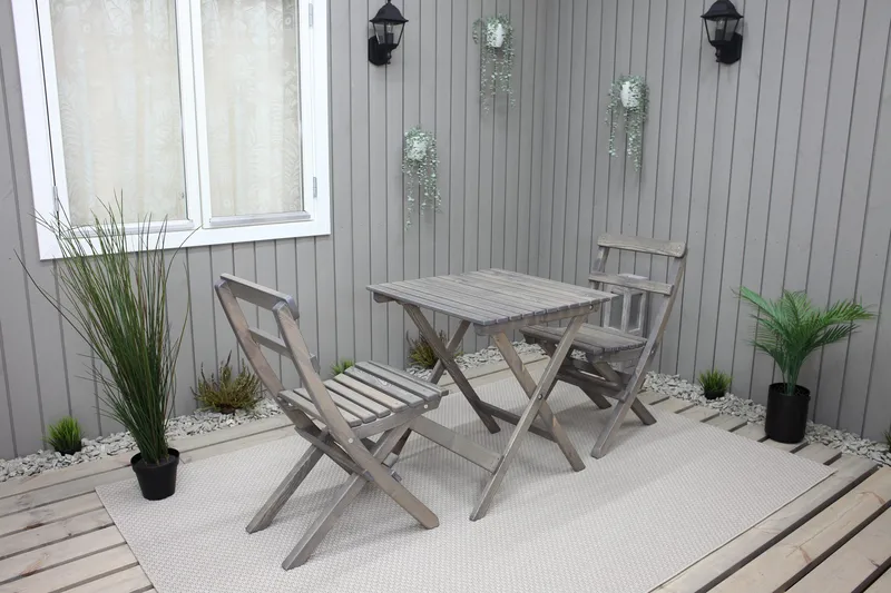 Larios Matstol Utomhus - Grå - Utemöbler - Utestolar & fåtöljer - Matstolar ute