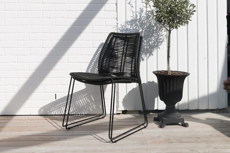 Liljearp Matstol Utomhus Svart - Hillerstorp - Utemöbler - Utestolar & fåtöljer - Matstolar ute