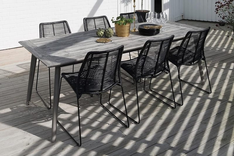 Liljearp Matstol Utomhus Svart - Hillerstorp - Utemöbler - Utestolar & fåtöljer - Matstolar ute