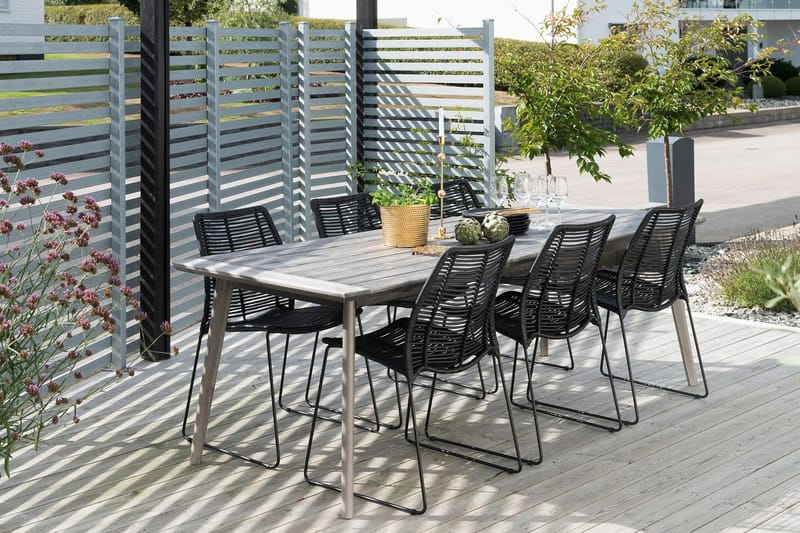 Liljearp Matstol Utomhus Svart - Hillerstorp - Utemöbler - Utestolar & fåtöljer - Matstolar ute