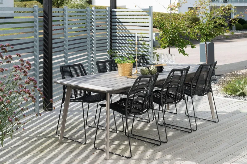 Liljearp Matstol Utomhus Svart - Hillerstorp - Utemöbler - Utestolar & fåtöljer - Matstolar ute