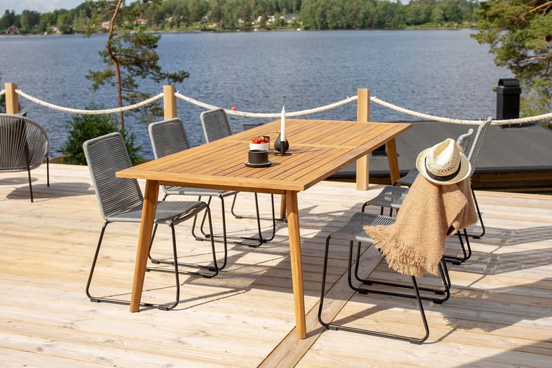 Lindos Matstol Utomhus - Grå - Utemöbler - Utestolar & fåtöljer - Matstolar ute