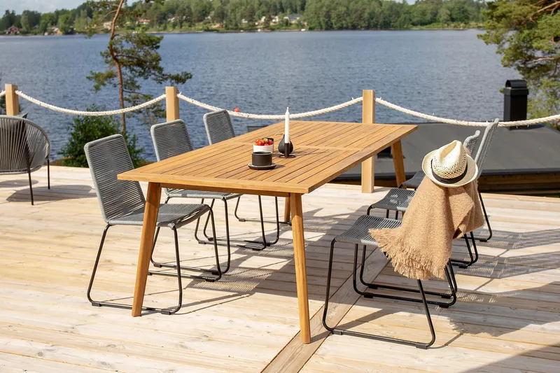 Lindos Matstol Utomhus - Grå - Utemöbler - Utestolar & fåtöljer - Matstolar ute