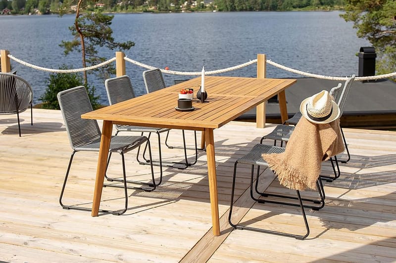 Lindos Matstol Utomhus - Grå - Utemöbler - Utestolar & fåtöljer - Matstolar ute