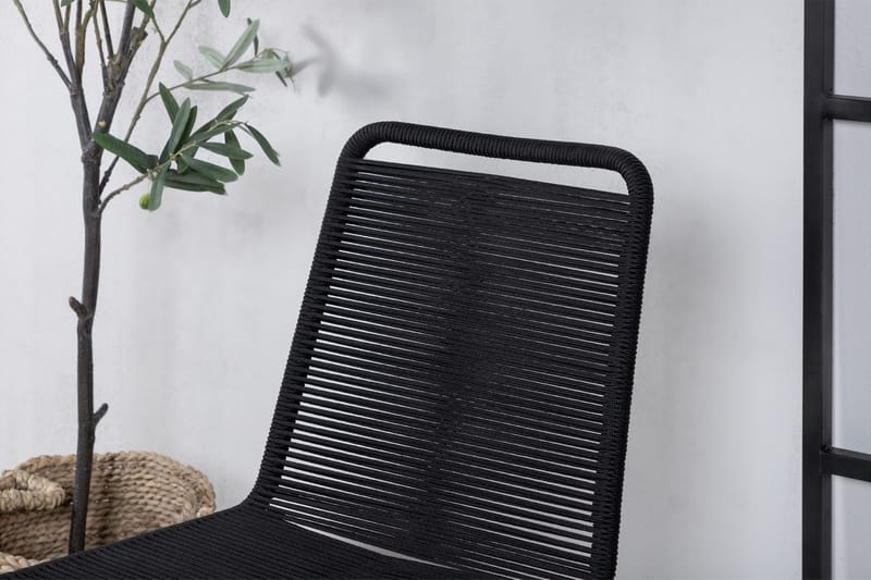 Lindos Stapelstol Utomhus Svart - Venture Home - Utemöbler - Utestolar & fåtöljer - Matstolar ute