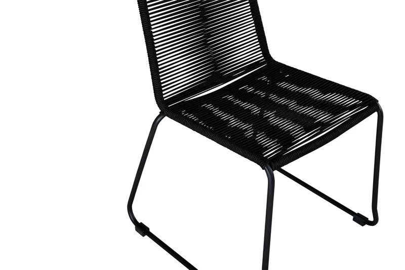 Lindos Stapelstol Utomhus Svart - Venture Home - Utemöbler - Utestolar & fåtöljer - Matstolar ute