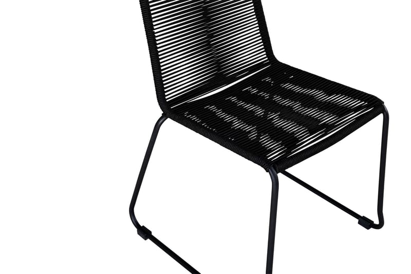 Lindos Stapelstol Utomhus Svart - Venture Home - Utemöbler - Utestolar & fåtöljer - Matstolar ute