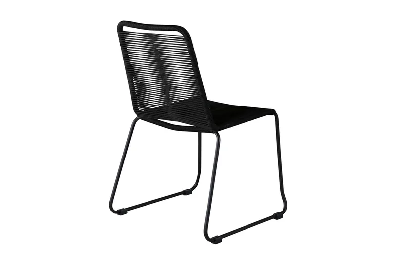 Lindos Stapelstol Utomhus Svart - Venture Home - Utemöbler - Utestolar & fåtöljer - Matstolar ute
