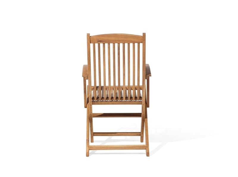 Maui Trädgårdsstol 2 St - Trä/Natur - Utemöbler - Utestolar & fåtöljer - Matstolar ute