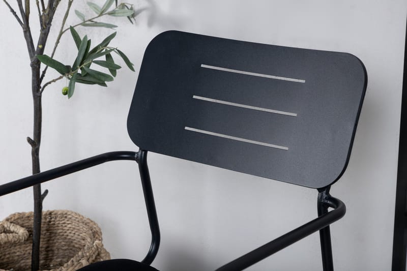 Nicke Karmstol Utomhus Svart - Venture Home - Utemöbler - Utestolar & fåtöljer - Matstolar ute