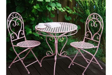 NORTH RUSTICO BalkongUtestol 2-pack Rosa - Utemöbler - Utestolar & fåtöljer - Matstolar ute