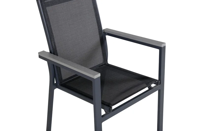 Parma Karmstol Utomhus Stapelbar - Svart - Utemöbler - Utestolar & fåtöljer - Matstolar ute