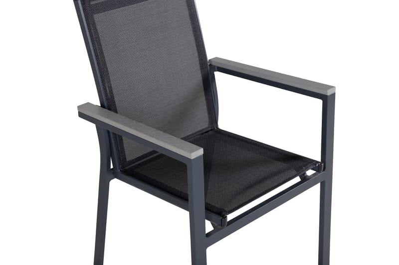 Parma Karmstol Utomhus Stapelbar - Svart - Utemöbler - Utestolar & fåtöljer - Matstolar ute