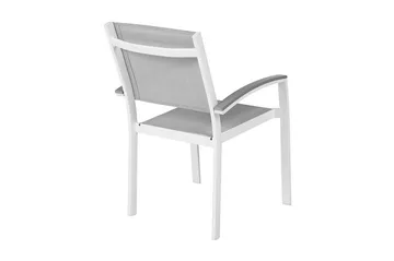 Pereta Trädgårdsstol 4 St 50 cm - Vit - Utemöbler - Utestolar & fåtöljer - Matstolar ute