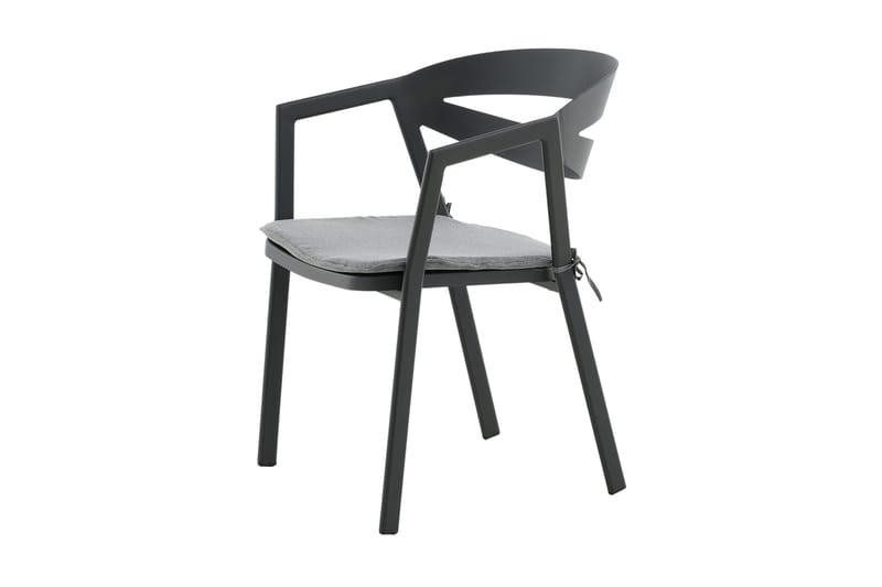 Slit Karmstol Utomhus - Svart/Grå - Utemöbler - Utestolar & fåtöljer - Matstolar ute