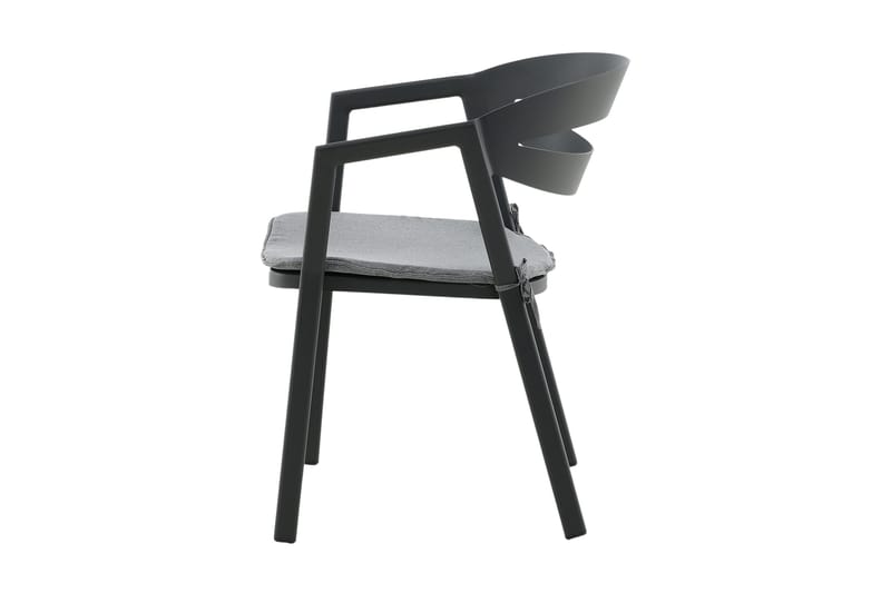 Slit Karmstol Utomhus - Svart/Grå - Utemöbler - Utestolar & fåtöljer - Matstolar ute