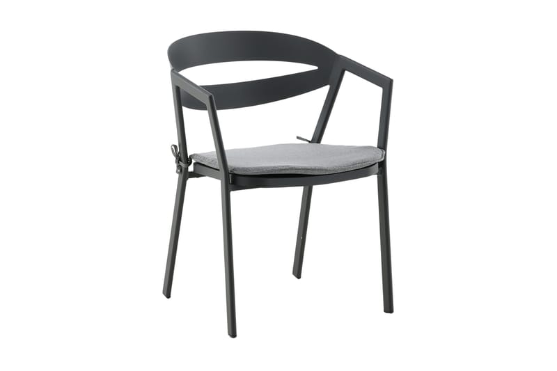 Slit Karmstol Utomhus - Svart/Grå - Utemöbler - Utestolar & fåtöljer - Matstolar ute