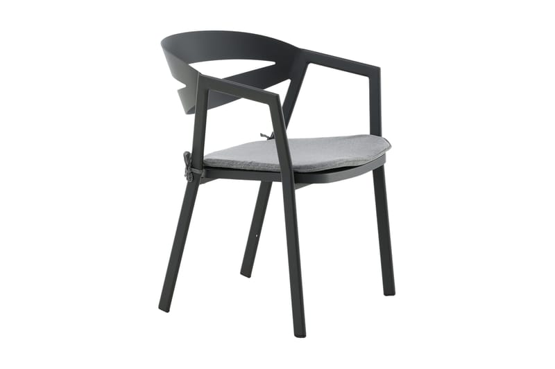 Slit Karmstol Utomhus - Svart/Grå - Utemöbler - Utestolar & fåtöljer - Matstolar ute
