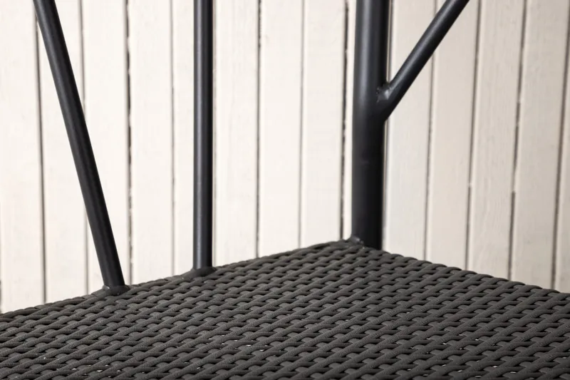 Stina Karmstol Utomhus - Svart - Utemöbler - Utestolar & fåtöljer - Matstolar ute