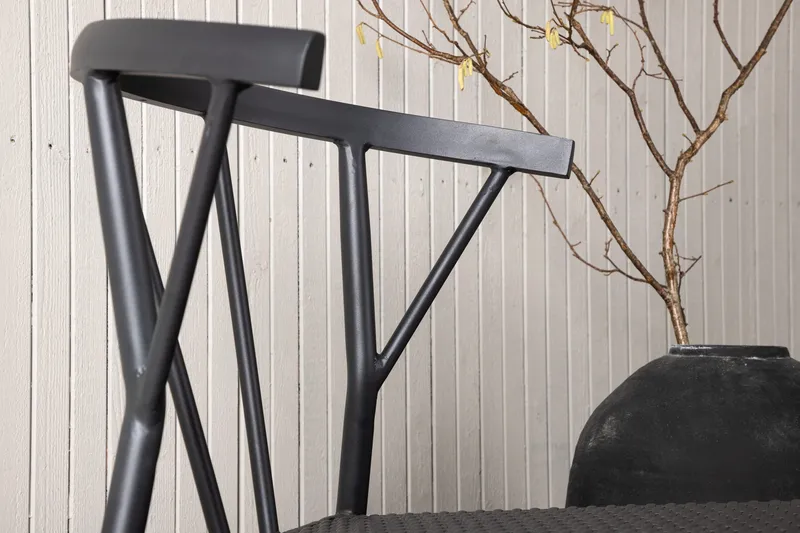 Stina Karmstol Utomhus - Svart - Utemöbler - Utestolar & fåtöljer - Matstolar ute