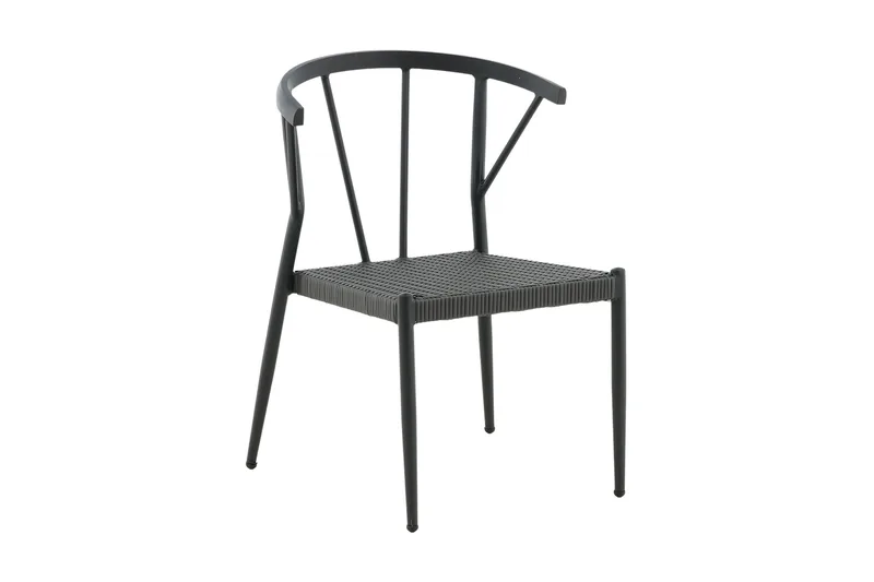Stina Karmstol Utomhus - Svart - Utemöbler - Utestolar & fåtöljer - Matstolar ute