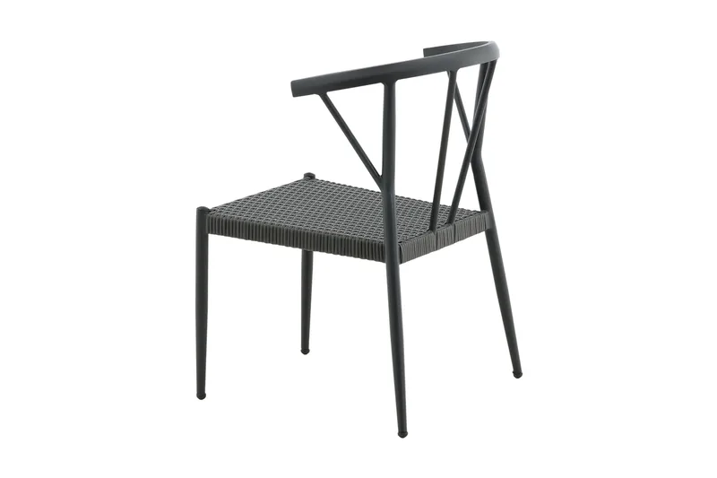 Stina Karmstol Utomhus - Svart - Utemöbler - Utestolar & fåtöljer - Matstolar ute