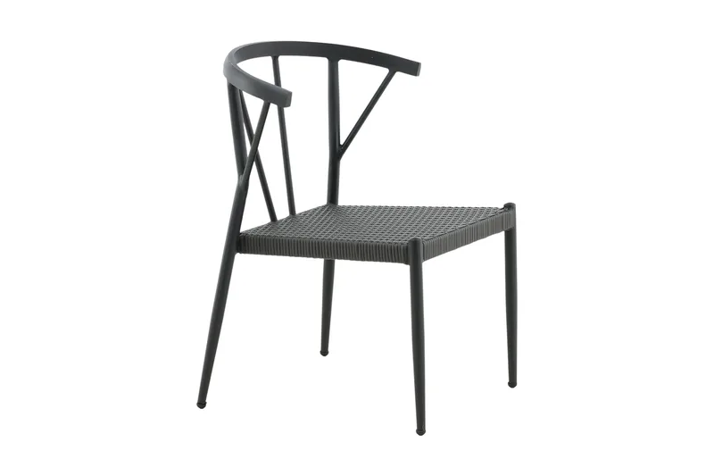 Stina Karmstol Utomhus - Svart - Utemöbler - Utestolar & fåtöljer - Matstolar ute